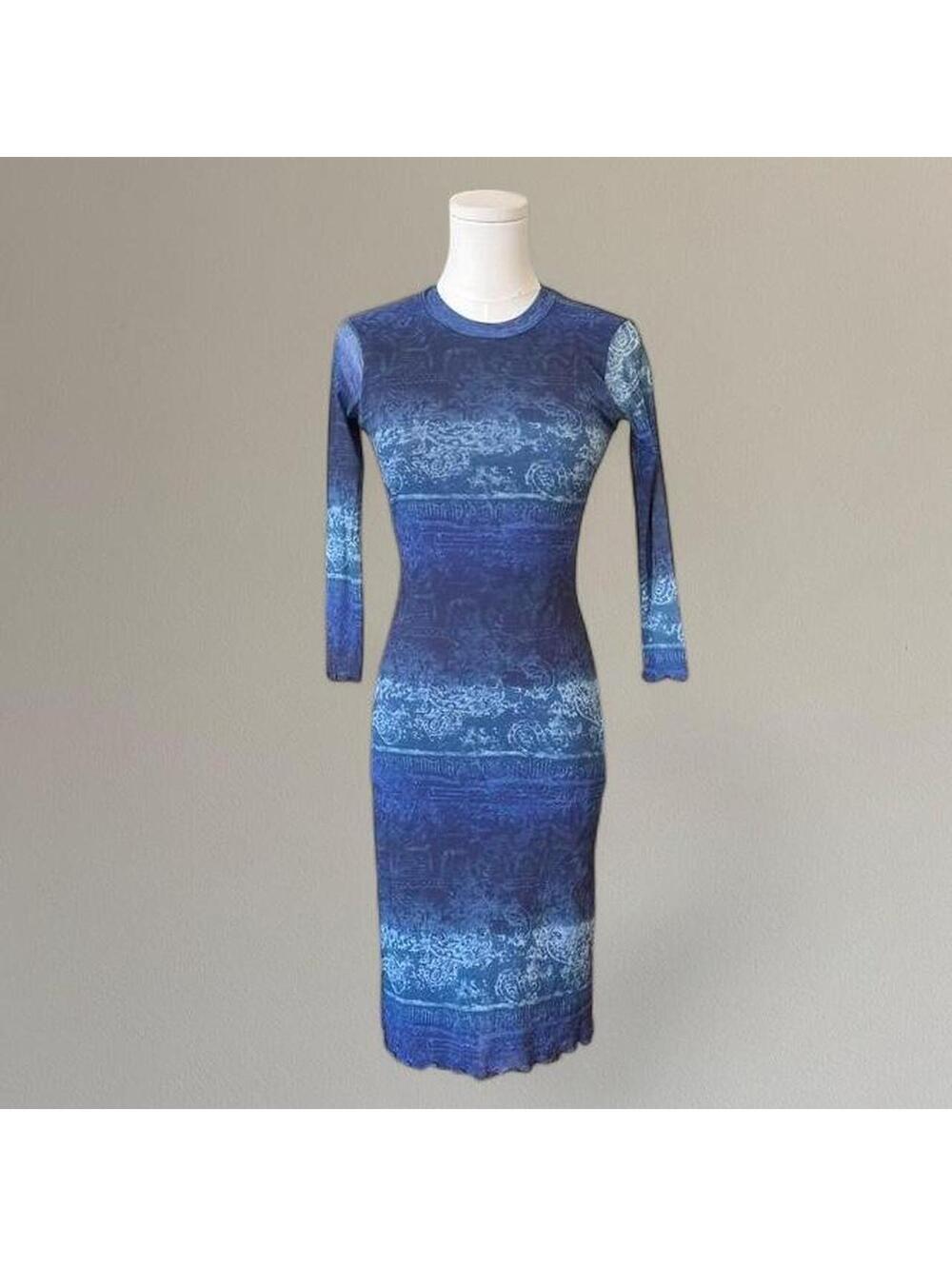 90s micromesh midi dress from Weston Wear. Size S.